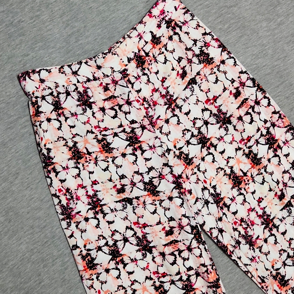 RARE❗️ Y2K BETHANY MOTA Butterfly Wide-Leg Palazzo Flowy Flare Summer Pants - Picture 4 of 10